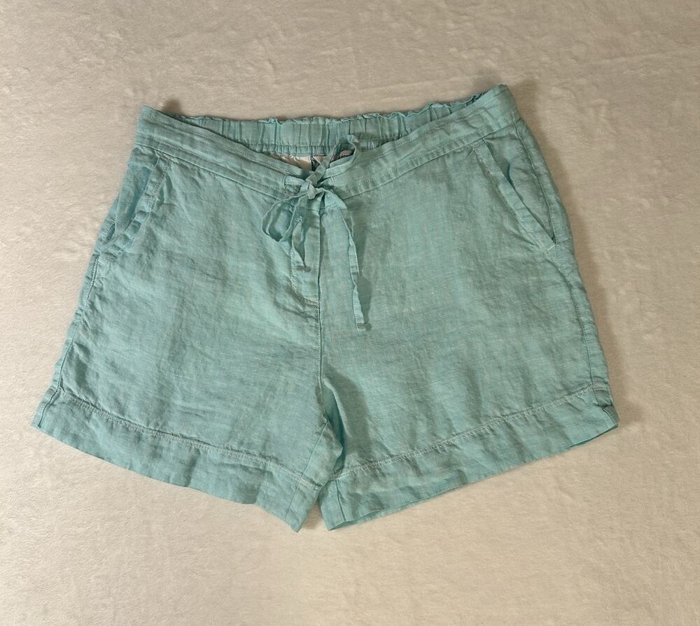Tommy Bahama Palmbray 100% Linen Shorts Size M 8/10 Resortwear Coastal Vacation